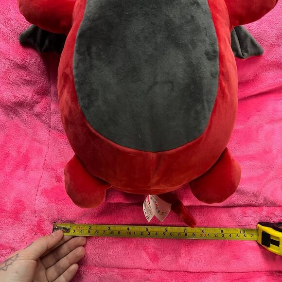 Squishmallow Hugmee Dustin the Dalmatian Devil Costume Plush Halloween  16” - Picture 4 of 4